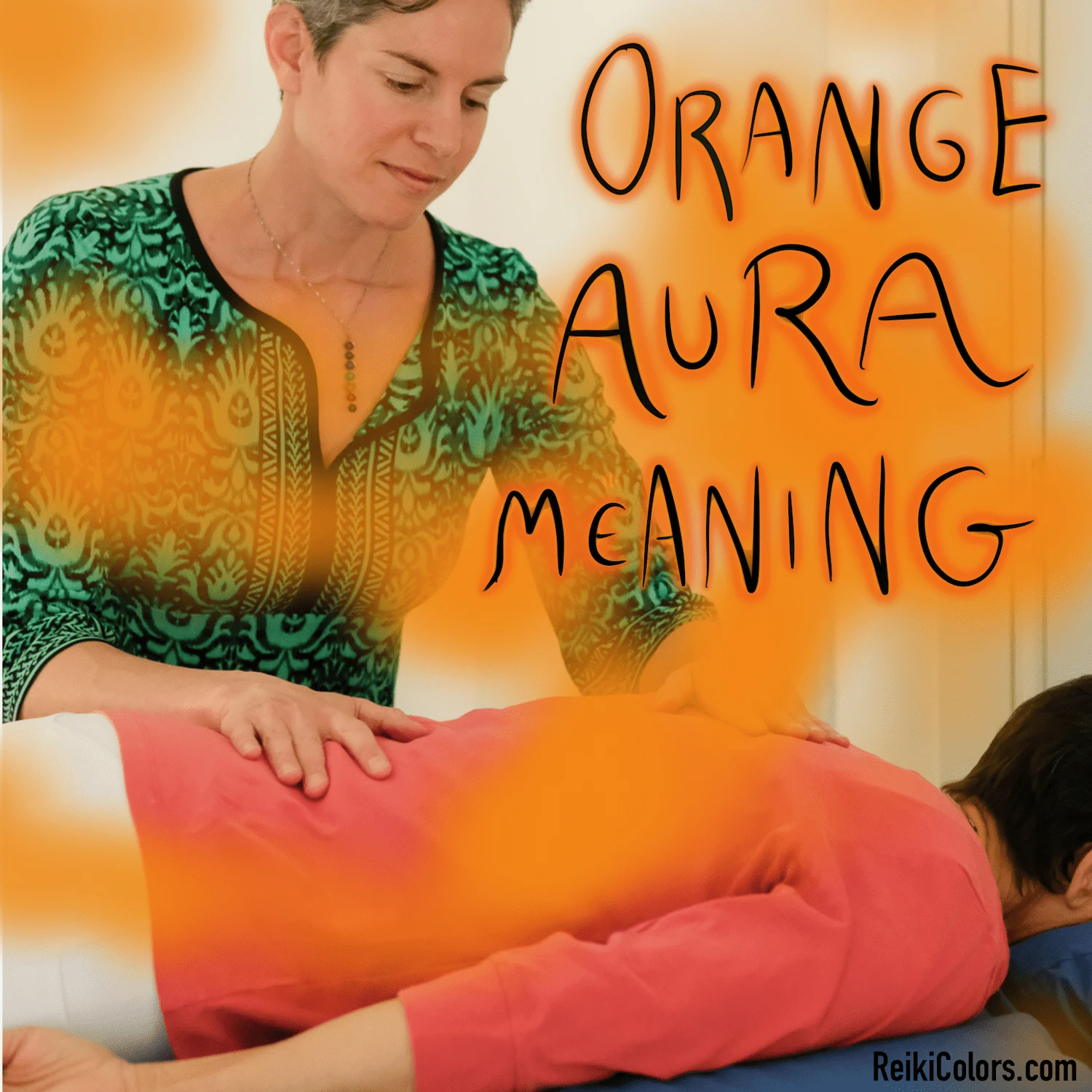 Orange aura